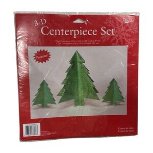Creative Converting 3-D centerpiece set. 3 piece tree set brand new in packaging